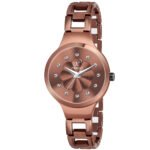 PIRASO Coffee Chain and Coffee Dial DB Small Analog Watch For Women-DB 307 COFFEE