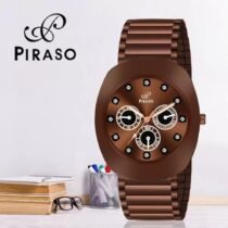 Premium Daimond Dial & Stainless Steel Chain Analog Watch for Men
