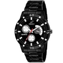 Times Black Watch in - (Matte Chain) for Men's & Boys -32-BK-CK-Matte