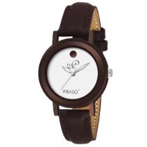 Piraso Analog White Dial Women's Watch-P2-52-BR