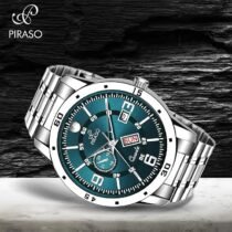 Analog Day and Date Working Display MESH Strap Watch for Men & Boys