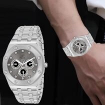 Silver Analog Display Silver Chain Men & Women Watch - Pack of 2 Analog Watch