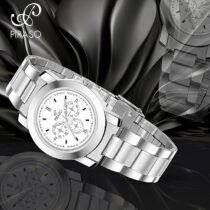 PIRASO Classy Look Chrono Design Dial Watch for Women Girls