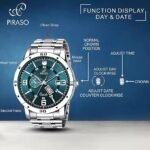 Analog Day and Date Working Display MESH Strap Watch for Men & Boys