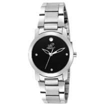 Analogue Black Dial Watch for Women and Girls