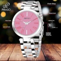 Stunning Look Stainless Steel Chain Watch for Women/Girls