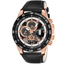 PIRASO Analog Watch Date Display Watch for Men-RSSL 2025 BLACK COPPER BLACK STRAP