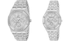 PIRASO Silver Analog Display Silver Chain Men & Women Watch - Pack of 2