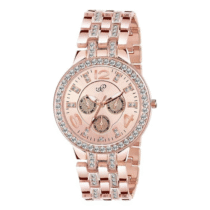 PIRASO Zuperia Diamond Studded Rosegold Analog Watch For women-NK 2569 ROSEGOLD