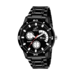 PIRASO Analog Black Chain Watch For Men-32-BK-CK