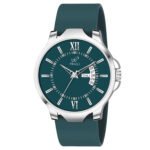 PIRASO ANALOG TURQUOISE DIAL & TURQUOISE SILICONE STRAP WATCH FOR MEN-2047 TURQUOISE SILICONE STRAP