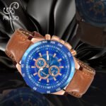 PIRASO Analog Blue Copper Dial & Brown Strap Watch for Men-RSSL 2020 BLUE COPPER (BROWN STRAP)