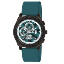 Piraso Turquoise Dial & Turquoise Silicone Strap Analog Watch For Men-972 2025 TURQUOISE SILICONE STRAP