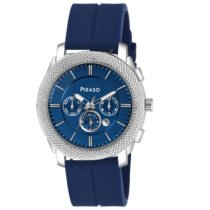 Piraso Blue Dial & Blue Silicone Magnetic Lock Strap Analog Watch For Men-973 2022 BLUE MAGNETIC STRAP