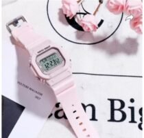 Kids watch|| For boys and girls|| For age 4-14 years|| Digital luminous watch-LUMINOUS ELECTRONIC PINK