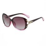 PIRASO Over-sized Purple lens & Purple Frame Sunglass For Women- 5555 PURPLE